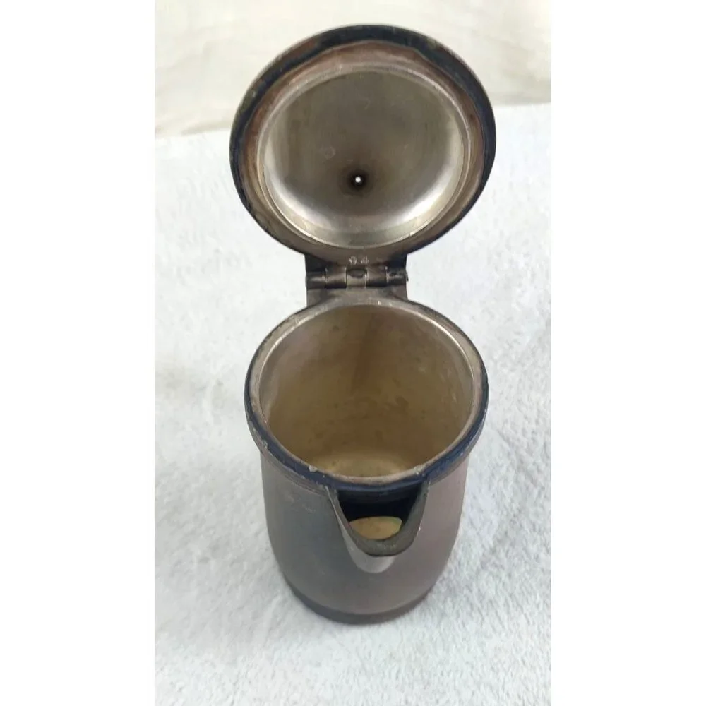 VTG 1965 Nakazoto Hotel Creamer 5" Silver 94 Pitcher Cooler 10oz Art Deco Style - Picture 11 of 14